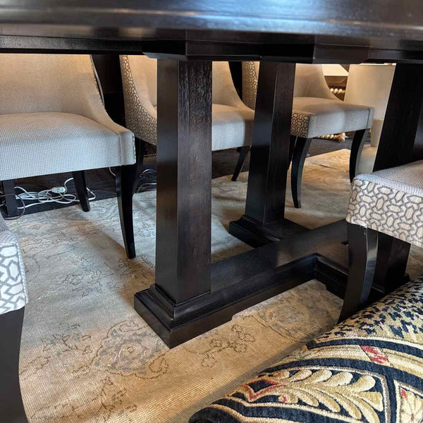Custom Dining Table and 8 Chairs
