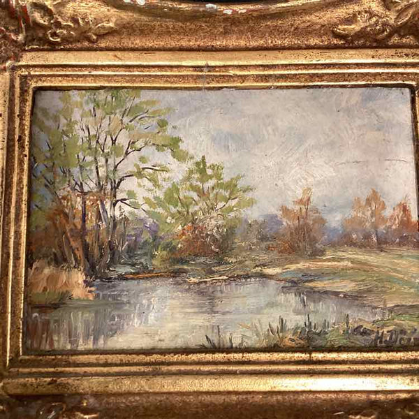 Pair Of Framed Landscape Oil Paintings