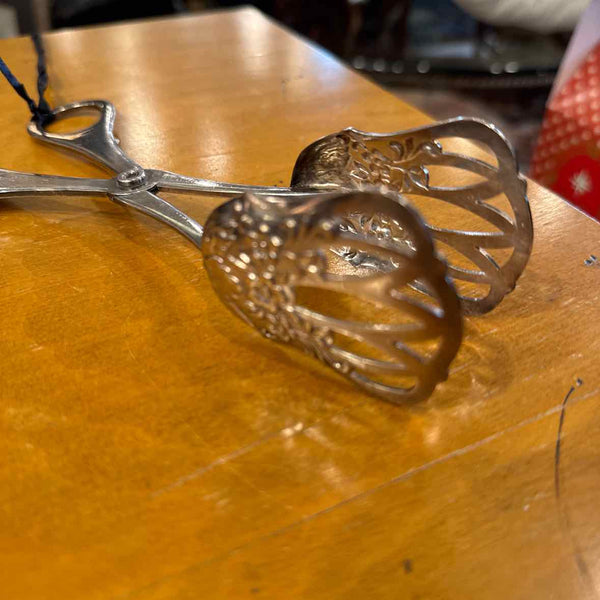 Silverplate Serving Tongs