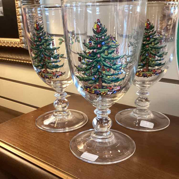 Set of 6 Spode Water Glasses