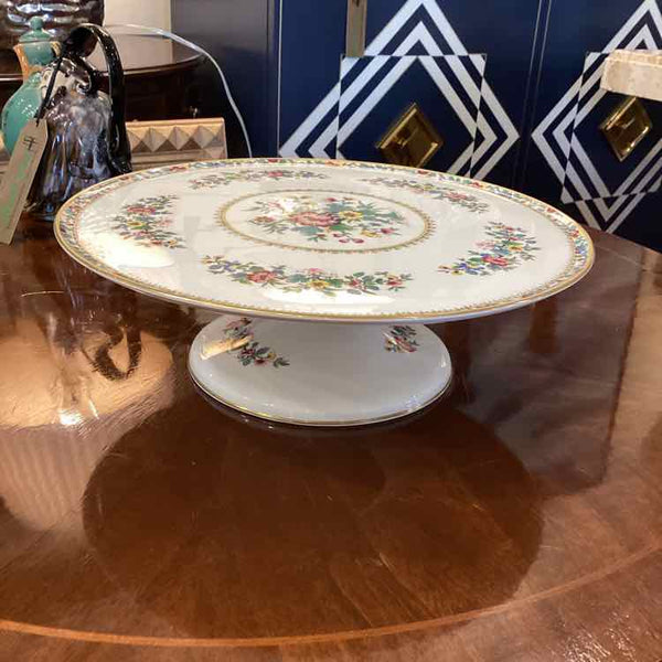 Coalport Ming Rose Cake Plate