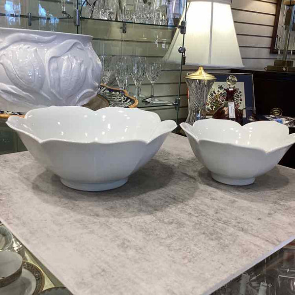 Two Japanese White Porcelain Bowls