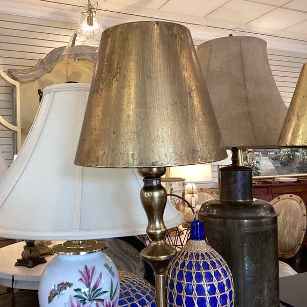 Pair Of Gold Floor Lamps