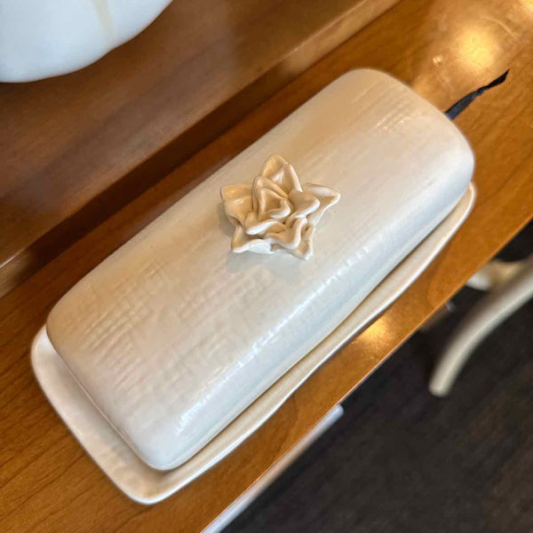 Ivory Butter Dish