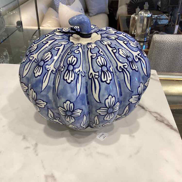 Blue Chinoiserie Pumpkin
