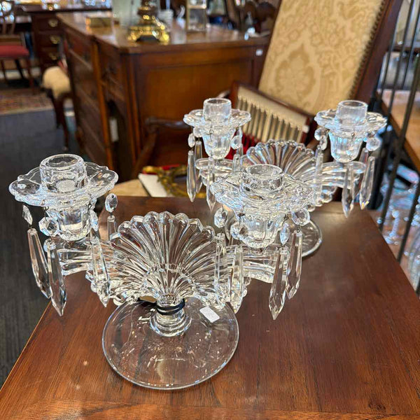 Crystal Prism Candle Holders