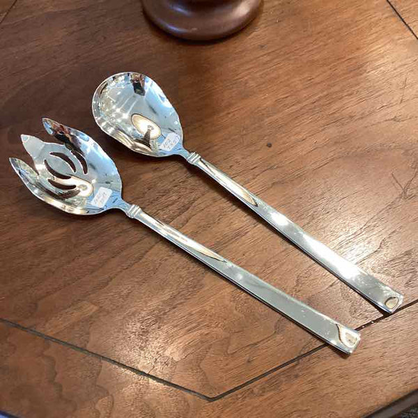 Reed & Barton Stainless Steel Serving Spoon & Fork