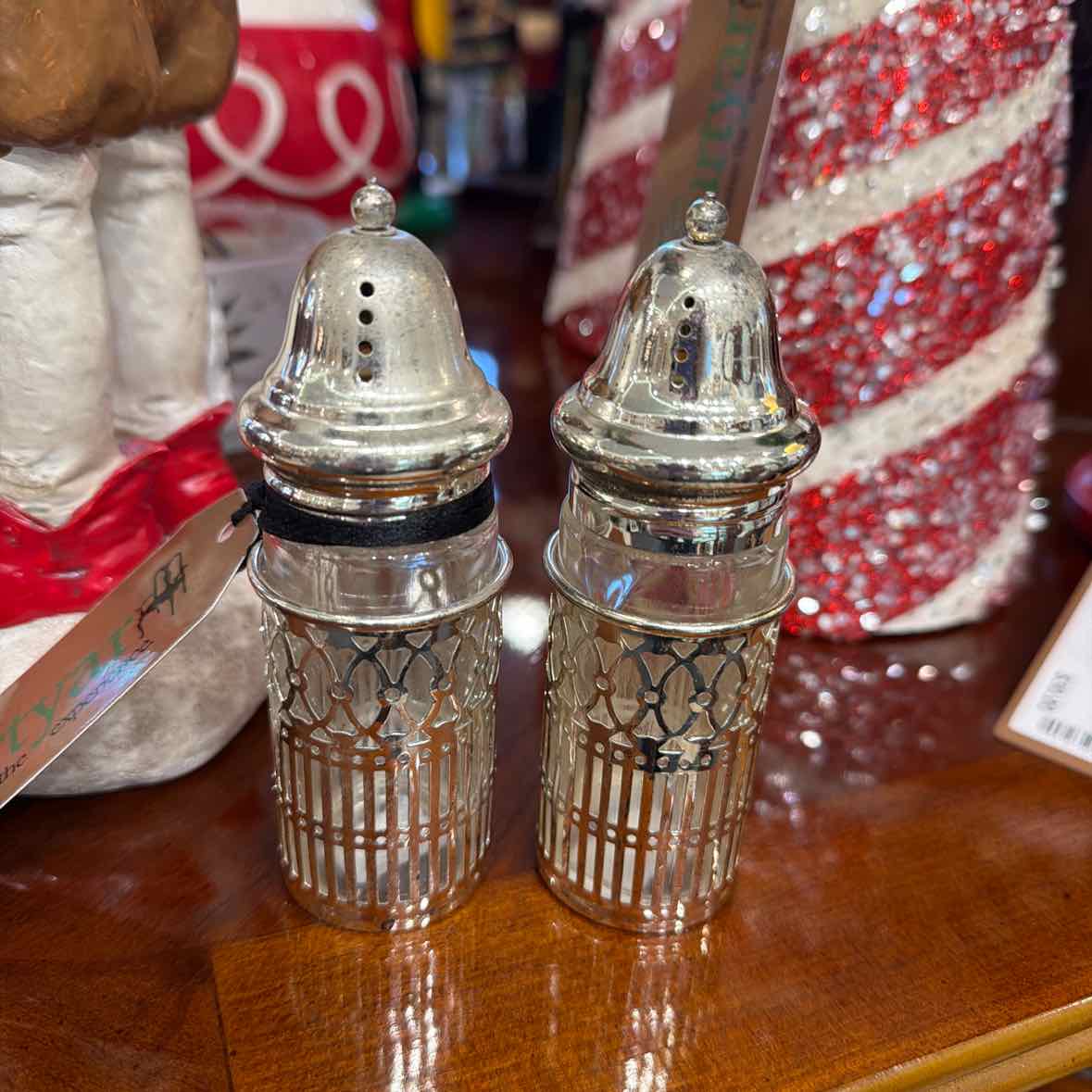 Glass & SLP Salt & Pepper Shakers