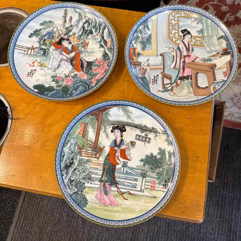 Set of 3 Imperial Jingdezhen Plates