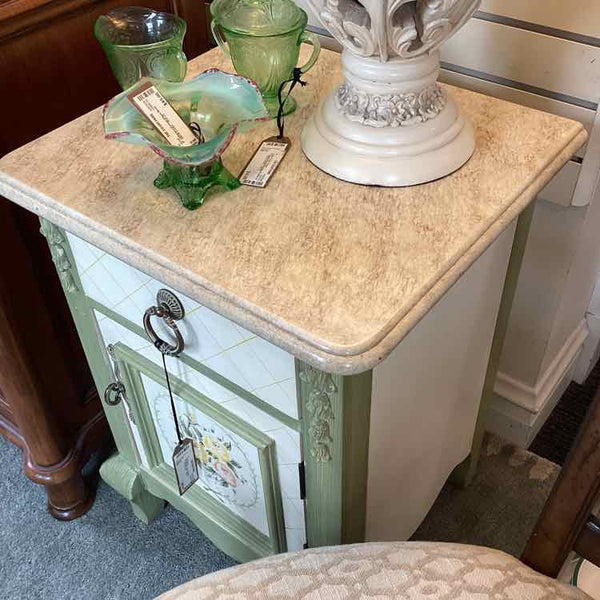 "As Is" Painted Nightstand
