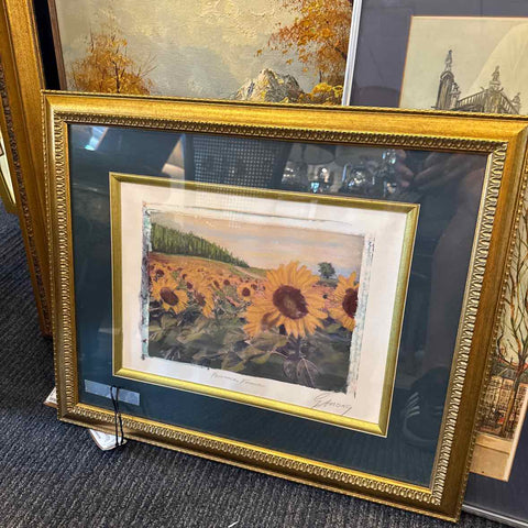 Framed Sunflower Print