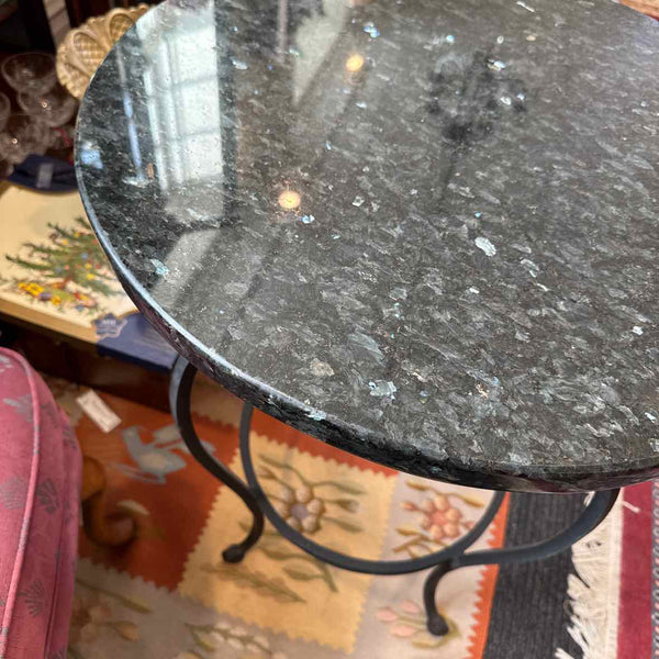 Granite End Table