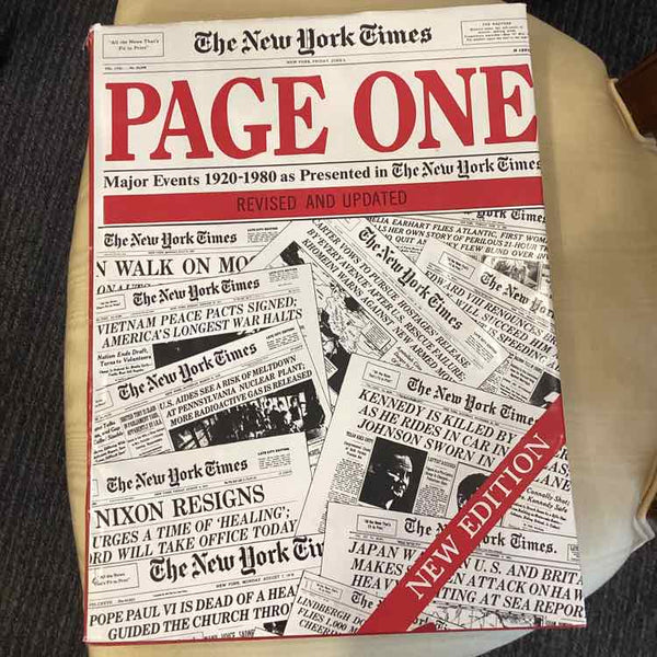 Book - Page One