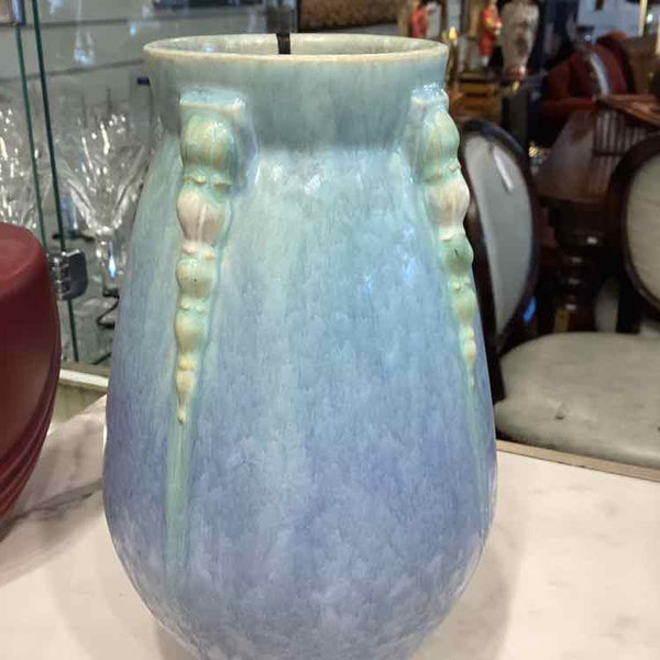 Roseville Blue Art Deco Vase