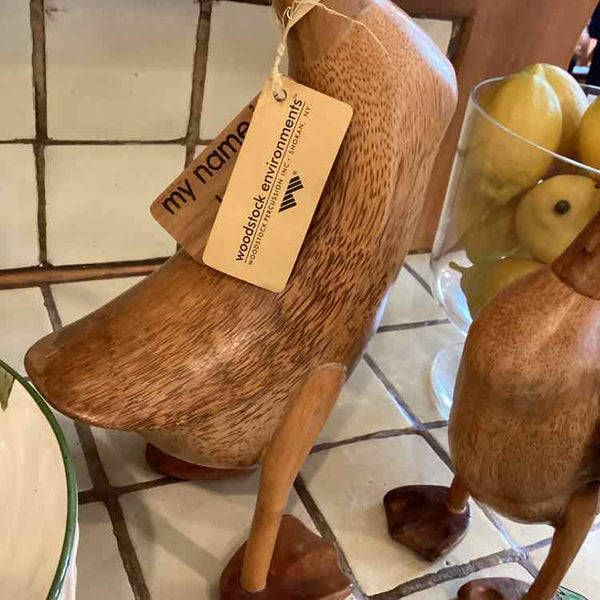 Pair Of Wooden Ducks