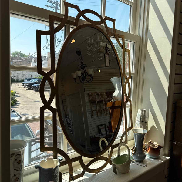 Gold Abstract Mirror