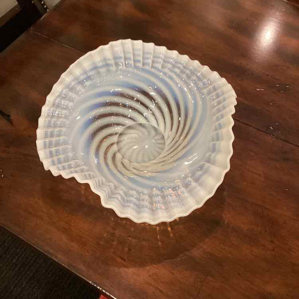 Fenton Swirl Opalescent Bowl