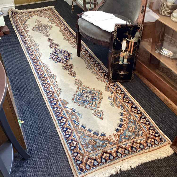 Ivory And Blue Runner