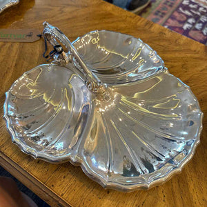 Silverplate Leaf Dish