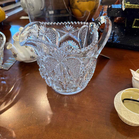 Pressed Glass Pitcher
