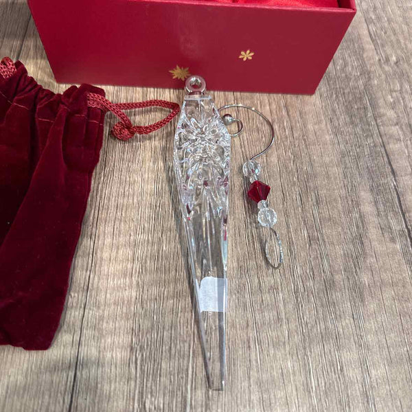 Waterford Icicle 2017 Ornament w/Box