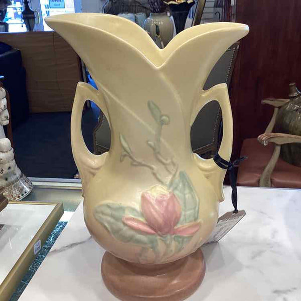 Hull Yellow Vase w/Handles