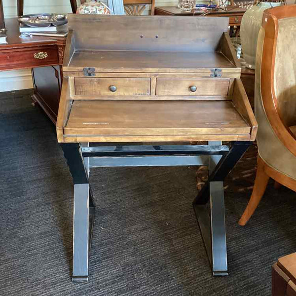 Wooden  Drop Front Secretary