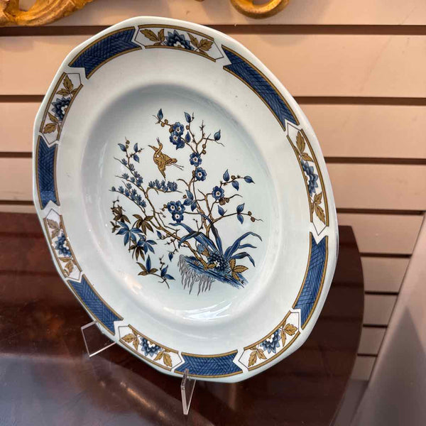 10" Pair of Adams Soup Plates Ming Toi