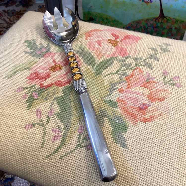 Pr. Salad Servers (Stainless Steel)