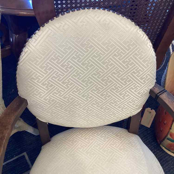 Victorian Greek Pattern Nailhead Chair