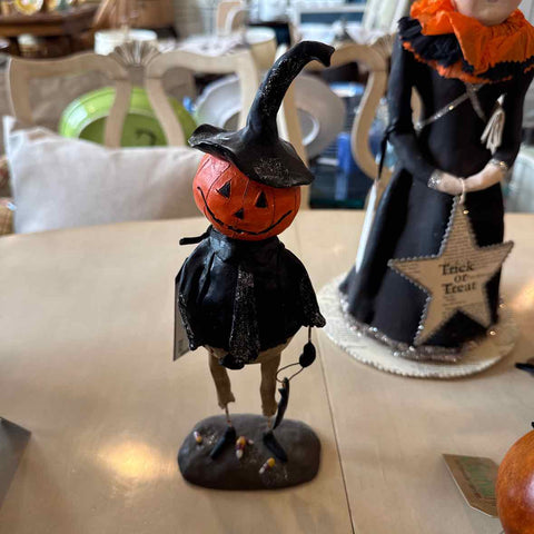 Standing Pumpkin With Bat