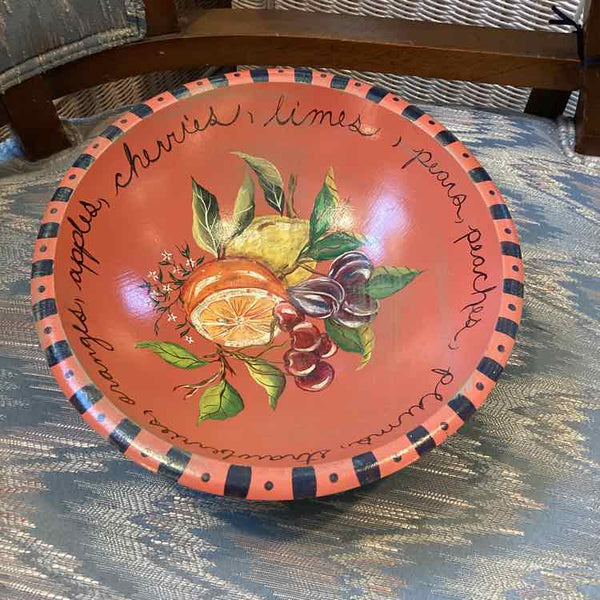Stonehouse Wooden Painted Bowl