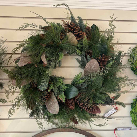 Pinecone and Greenery Wreath