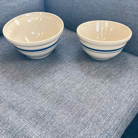 Set of 2 Roseville Bowls
