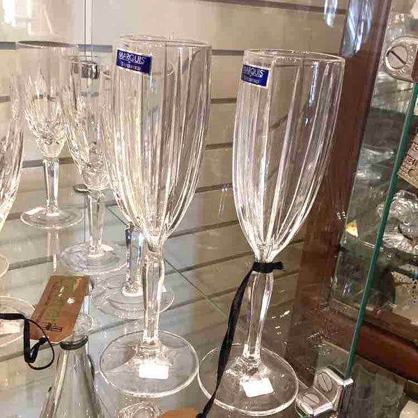 Pair Of Waterford Marquis Omega Glasses