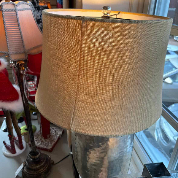 Pewter Lamp with Shade