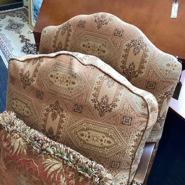 Oversized Upholstered Bergere Chair