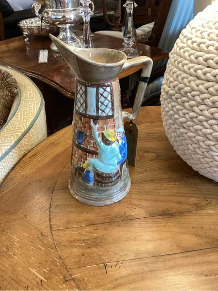 E. Radford Handpainted Pitcher