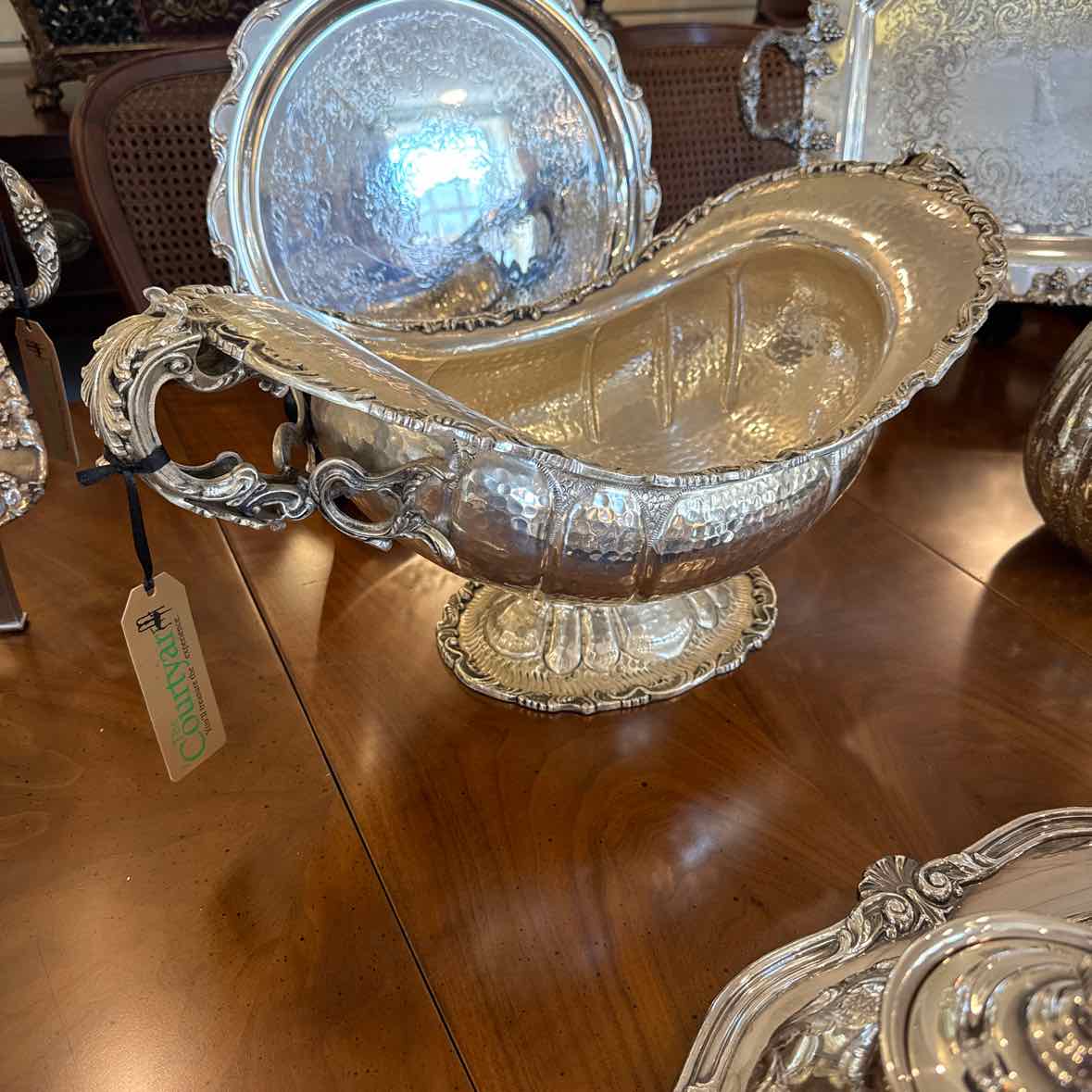 Hammered Silver Bowl