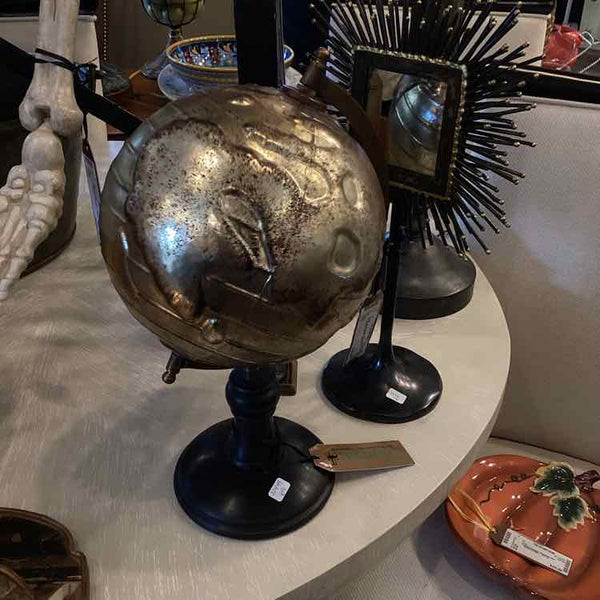 Mercury Glass Globe On Stand