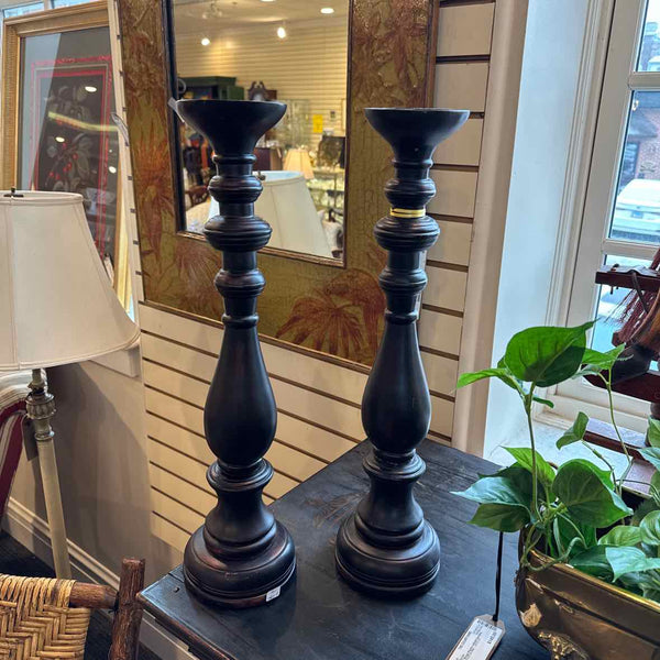 Pair of Black Candlestick