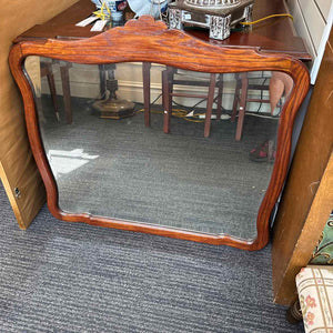 Oak Beveled Mirror