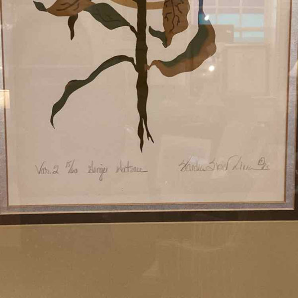 Sandra Lima Signed Floral Print