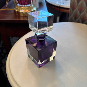 Purple Crystal Perfume Bottle
