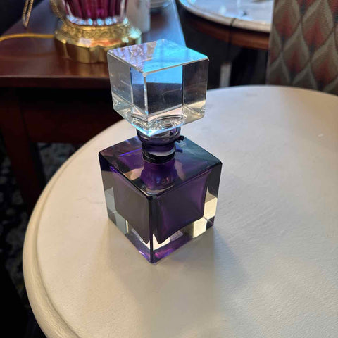 Purple Crystal Perfume Bottle