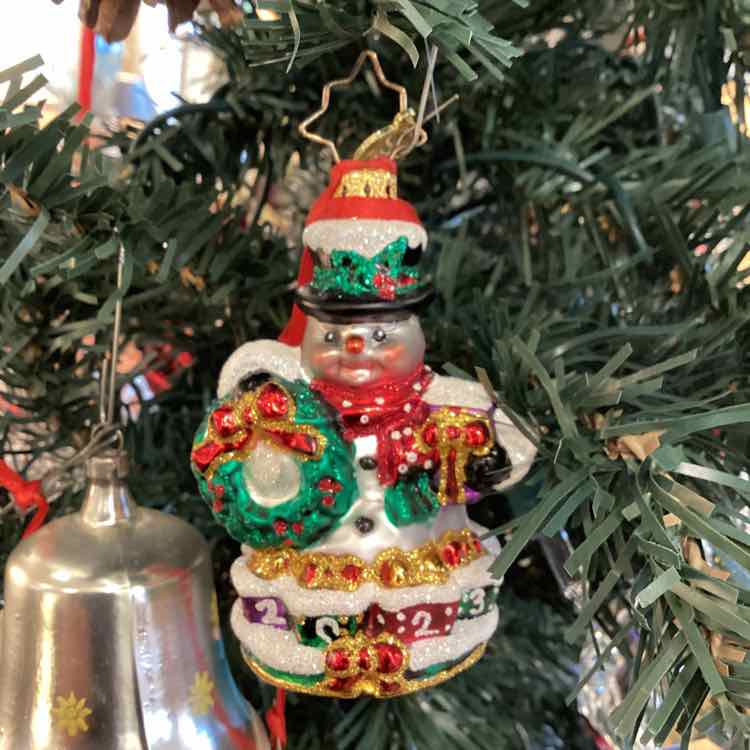 Radko Snowman Ornament 2023 w/Box