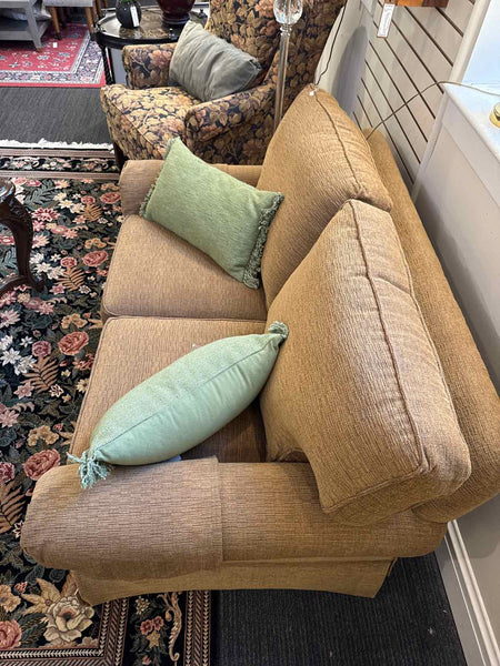 Berne Gold Upholstered Loveseat