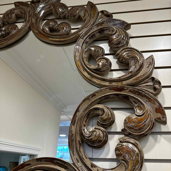 Uttermost Carved Scroll Mirror