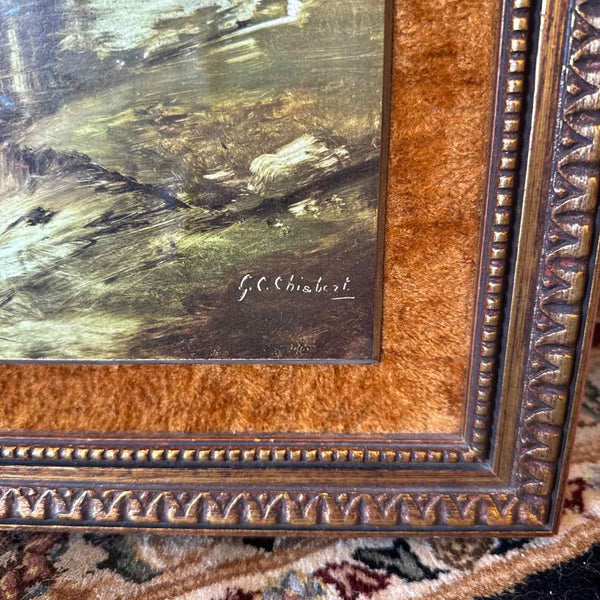Vertical Ruins Framed Print