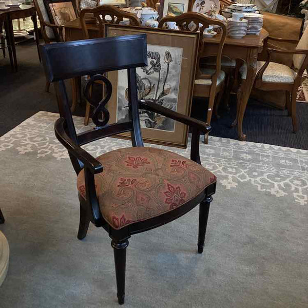 Walter E. Smith Arm Chair with Upholstered Seat